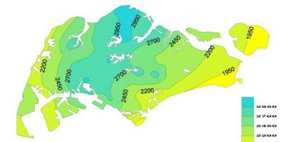 Singapur choiva mapa