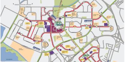 Mapa de ciclismo Singapur